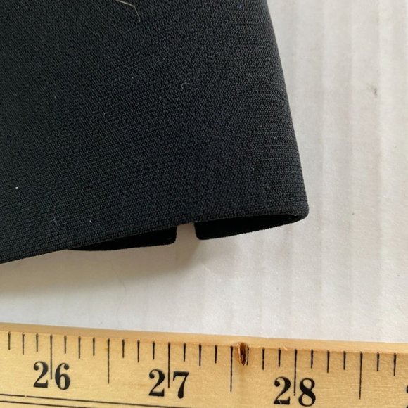 Kasper Womens Black Elegant Sleeveless Lined Crepe Side Zip Top Size 24W - Picture 8 of 8